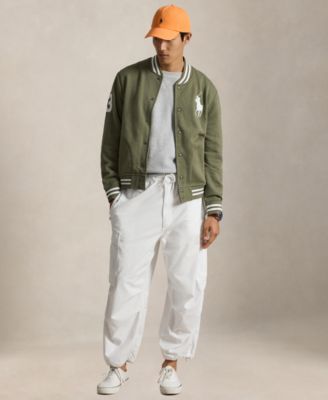 Polo Ralph Lauren Men's Big Pony Fleece Baseball Jacket - Macy's