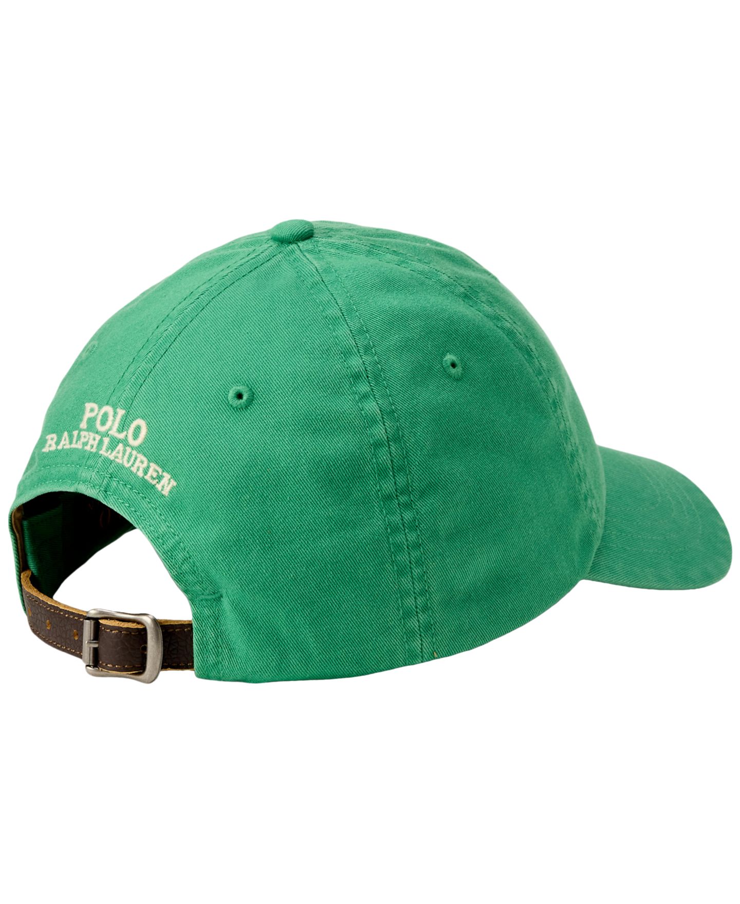 Мужская кепка Polo Ralph Lauren Polo Bear Twill Ball, цвет: Зелёный — фото 2