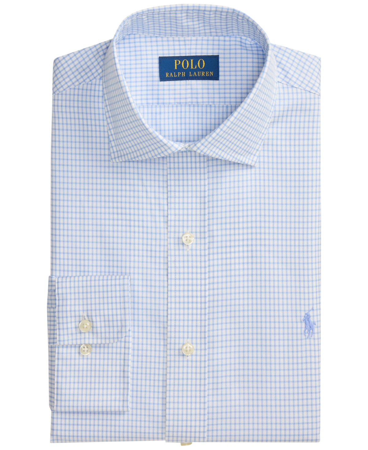 Polo Ralph Lauren Men's Regent Checked Classic-Fit Spread-Collar Dress Shirt