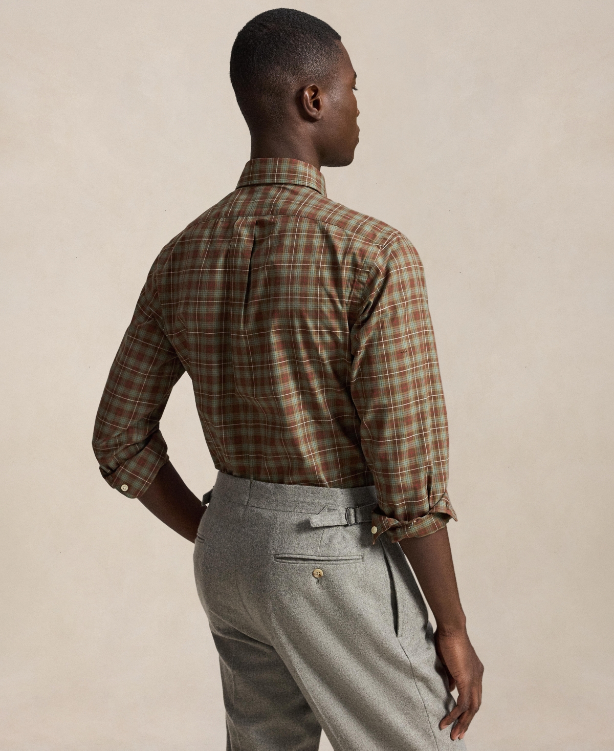 Polo Ralph Lauren Men's Classic-Fit Plaid Twill Dress Shirt