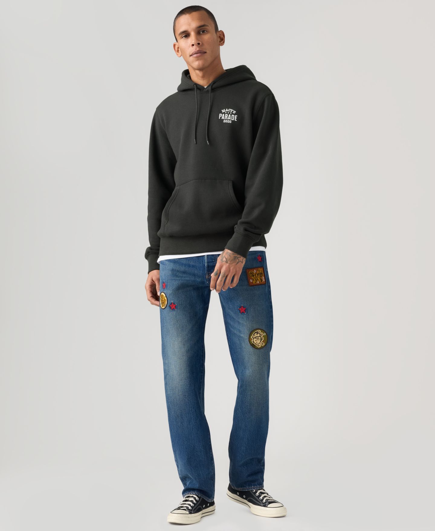 Мужские джинсы Levi's Parade 501® Original Fit Straight-Leg Medium-Wash, цвет: Balloon — фото 2