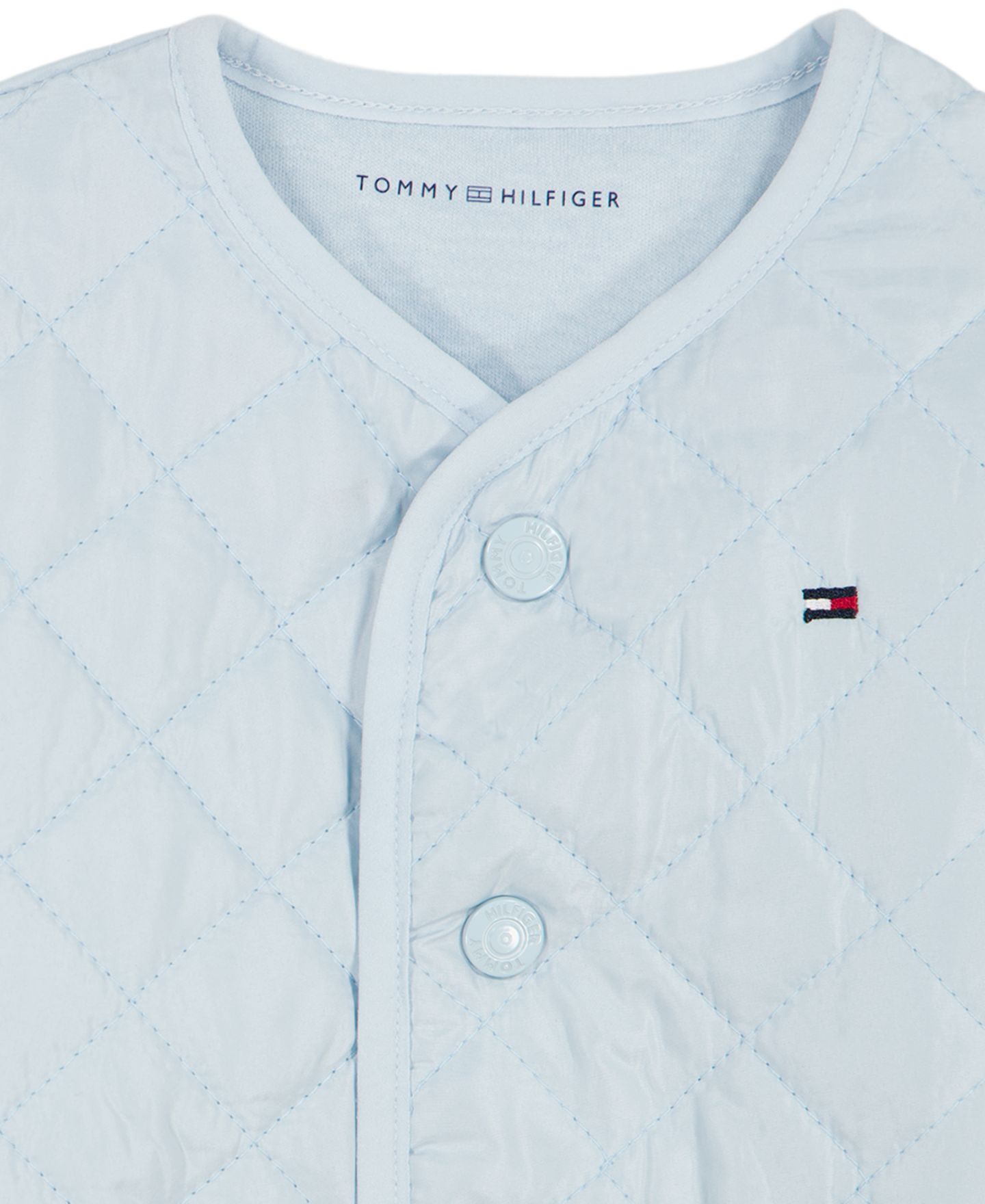 Комплекты Tommy Hilfiger Long Sleeve Quilted Jacket, Bodysuit, and Joggers, 3-Piece Set для мальчиков-малышей, цвет: Синий — фото 3