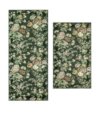 Serene Dream Floral 2-Piece Rug Set