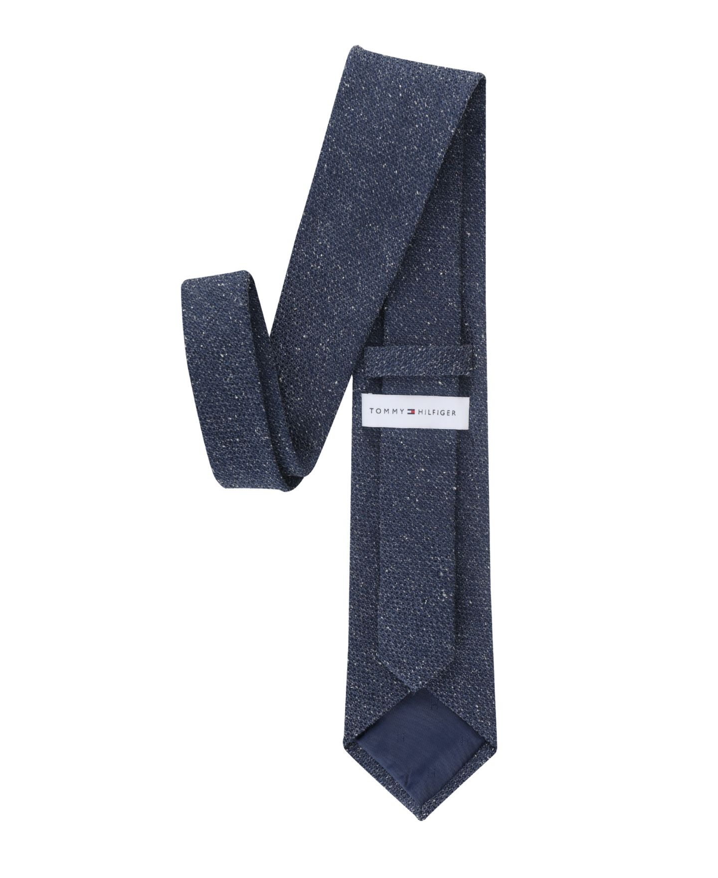 Мужские галстуки Tommy Hilfiger Kisco Seasonal Solid Tie, цвет: Тёмно-синий — фото 2