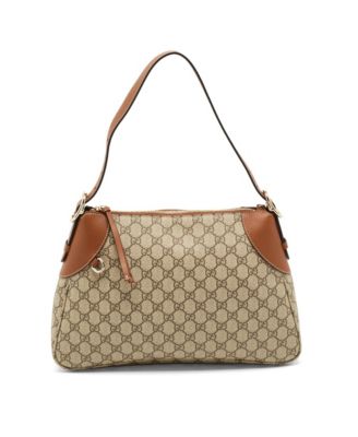 Women's Coated Canvas Shoulder Bag