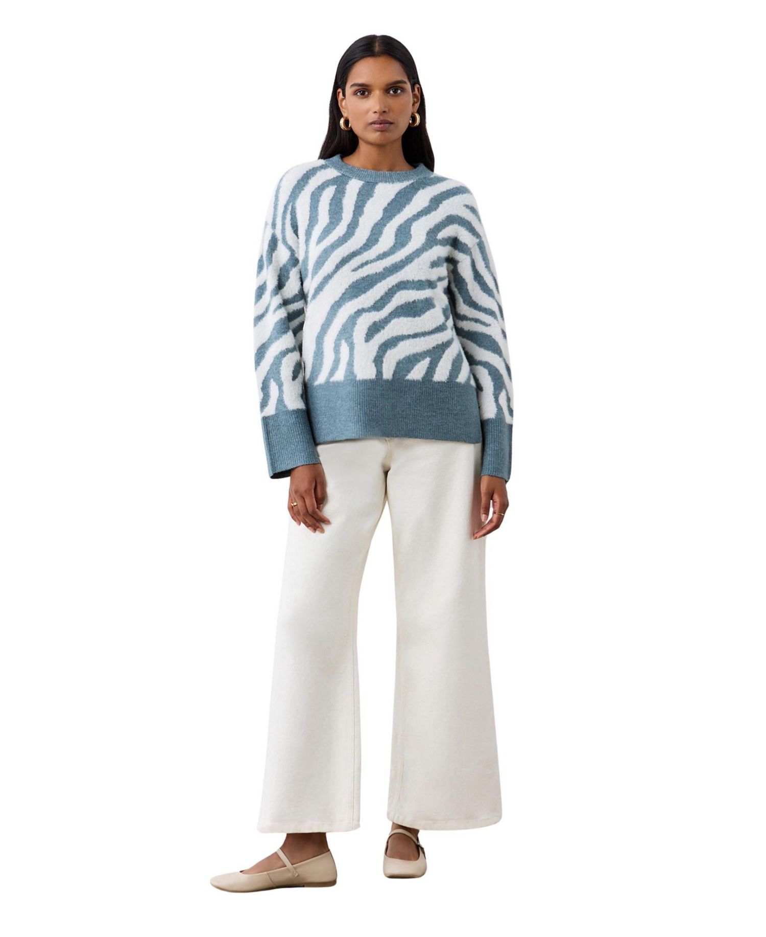 Women's Tully Animal Print Long-Sleeve Sweater