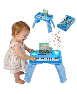Baby DJ Turntable 133 Sound Sources Record and Playback Musical Activity Table, Ages 6 Months+