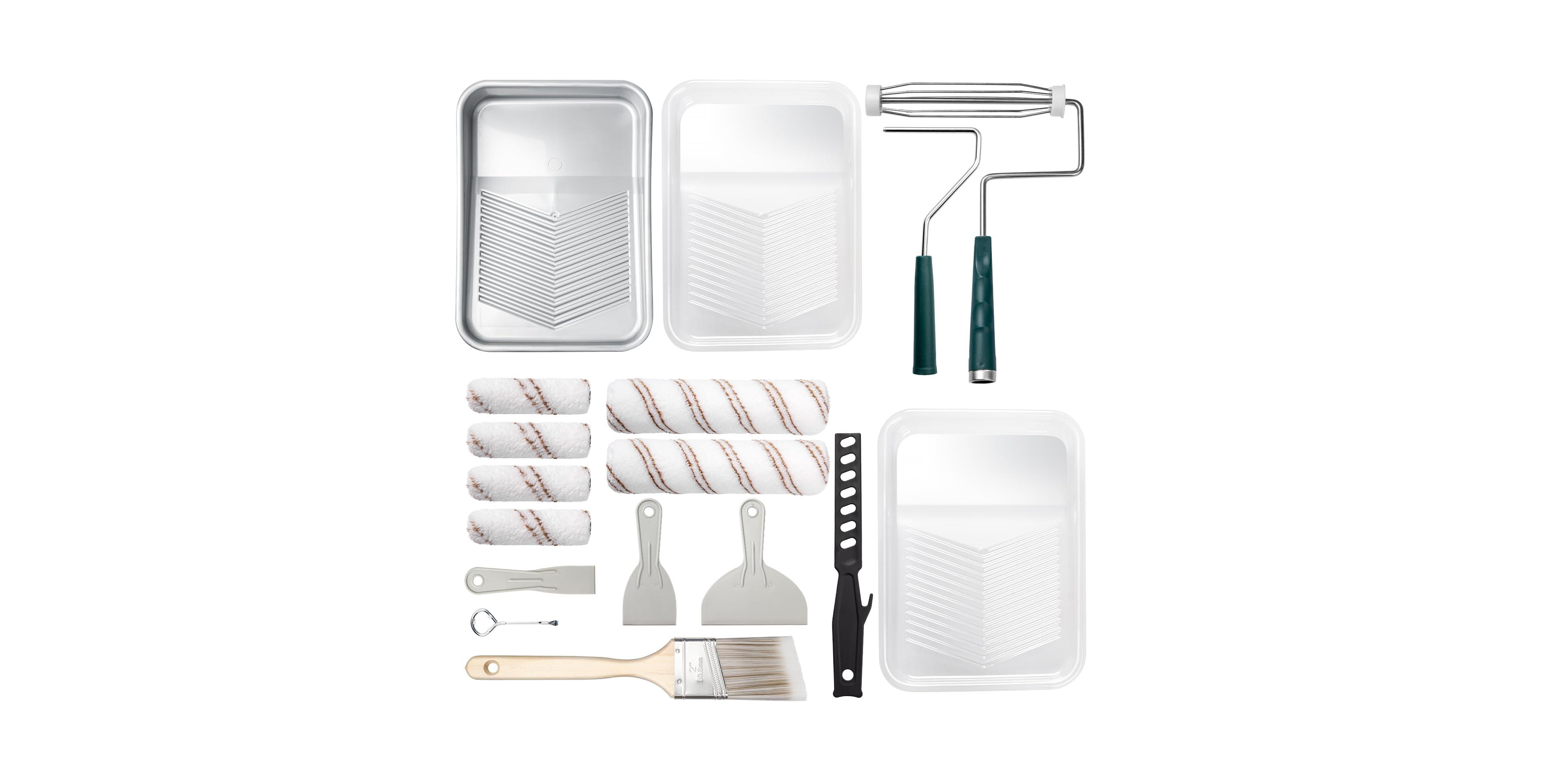 Xdovet Paint Roller Kit Tray Brush Wall Tool Set