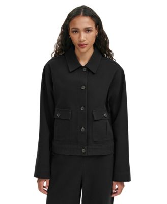 Women's Kelsie Canvas Button-Front Jacket