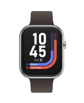 AIR 5 Unisex Brown Liquid Silicone Strap Smartwatch