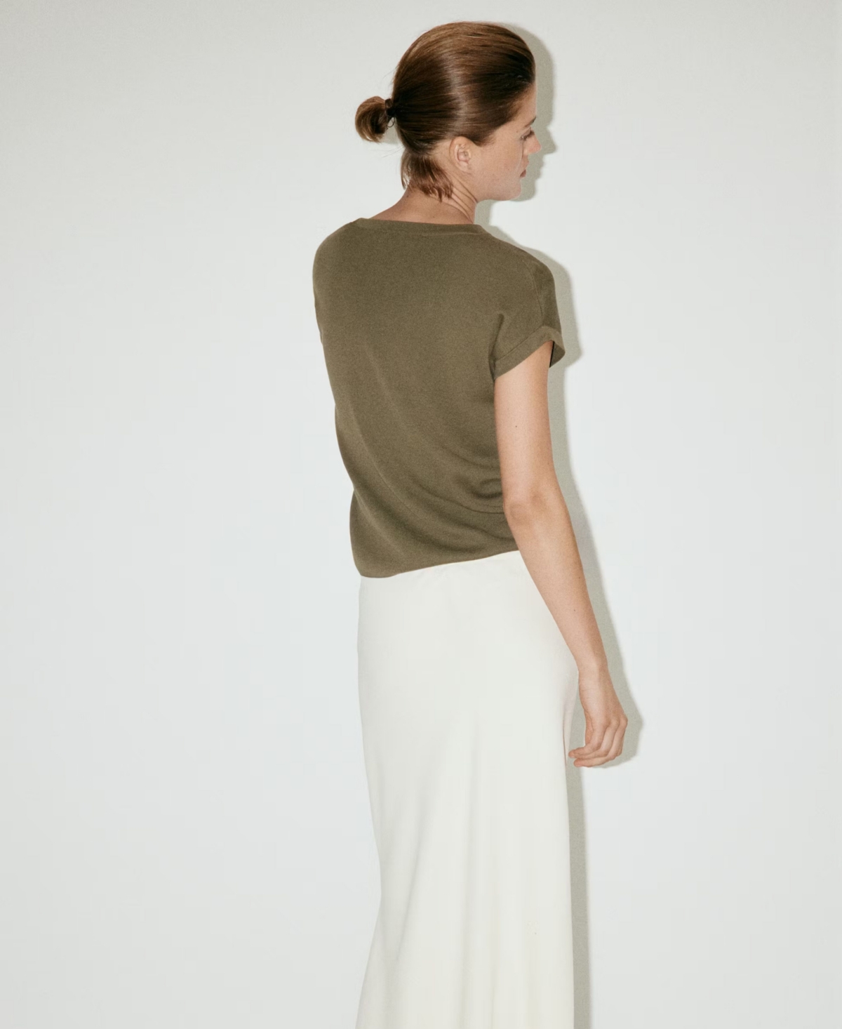Mango Women's Short-Sleeve Crew Neck T-Shirt