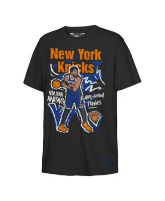 Boys' & Girls' New York Knicks Karl-Anthony Towns Chalked Up Cotton T-Shirt