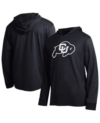 Men's Black Colorado Buffaloes Tonal All-Star Long Sleeve Hooded Sweatshirt
