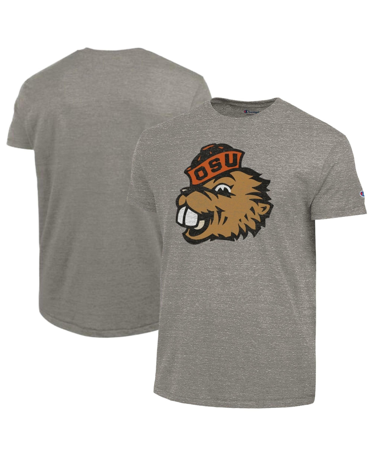 Champion Men's Charcoal Oregon State Beavers Triumph Tri-Blend T-Shirt