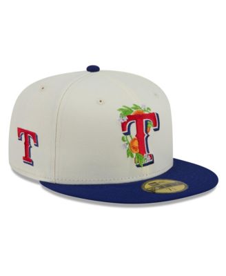 Men's Texas Rangers Blossom 59FIFTY Floral-Embroidered Fitted Hat