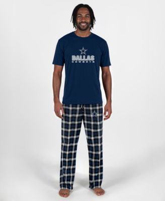 Men's Navy Dallas Cowboys Big Tall Highland Sleep Set