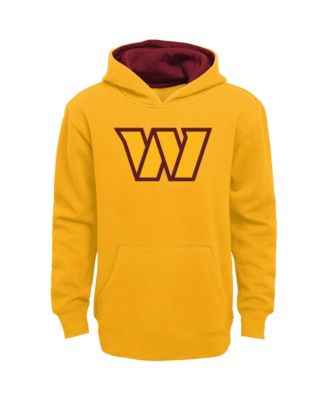 Boys' and Girls' Prime Embroidered Washington Commanders Pullover Hoodie