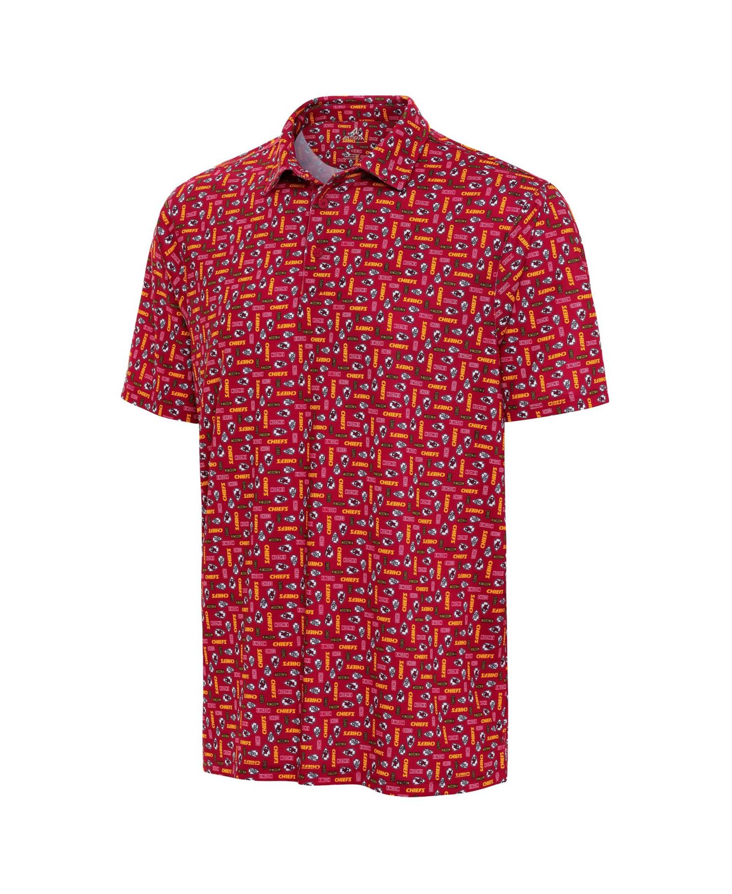Мужское поло Antigua Red Kansas City Chiefs Season Tickets Polo Shirt — фото 1
