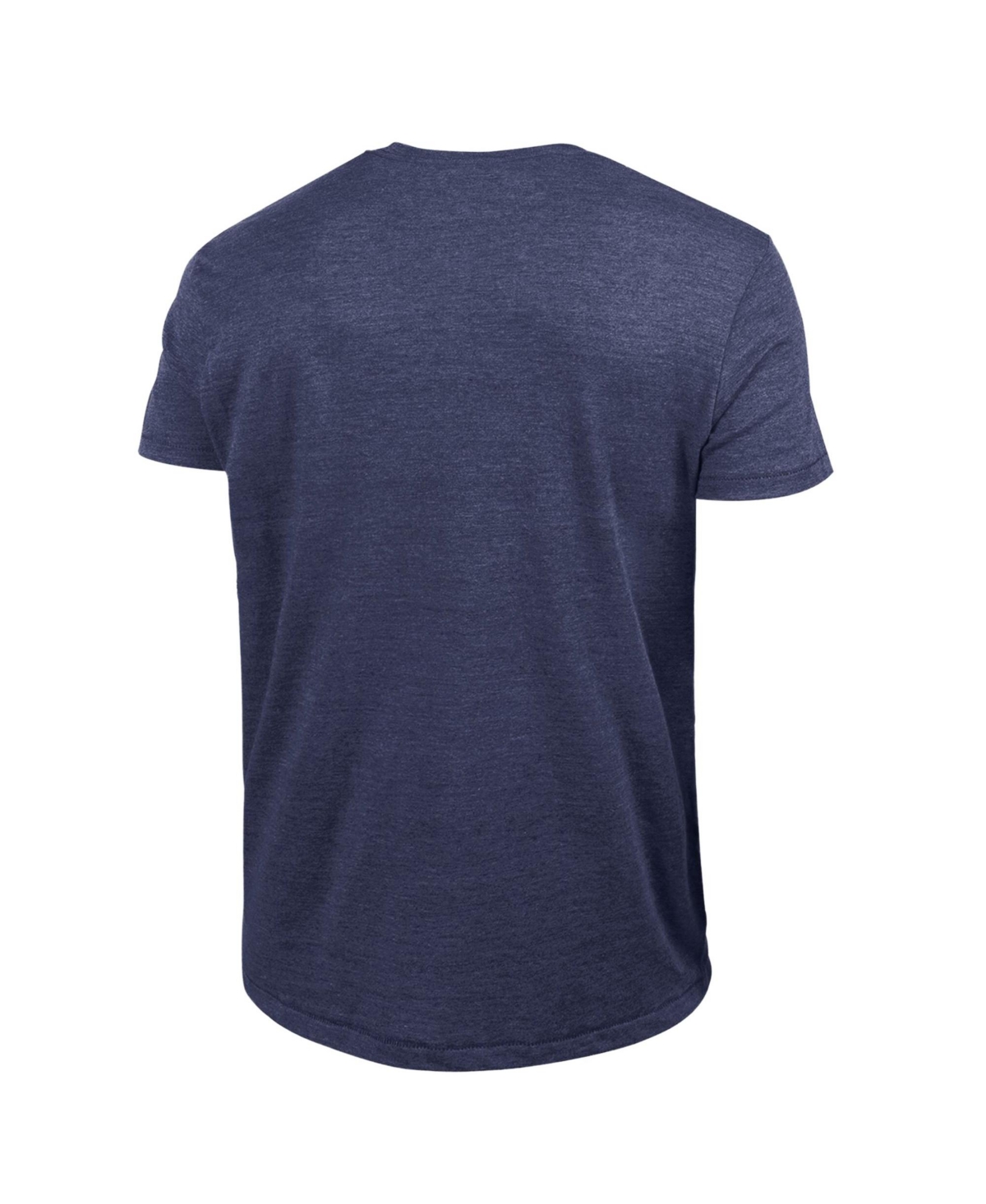 Champion Men's Navy San Diego Padres Cooperstown Wordmark Lockup Tri-Blend T-Shirt