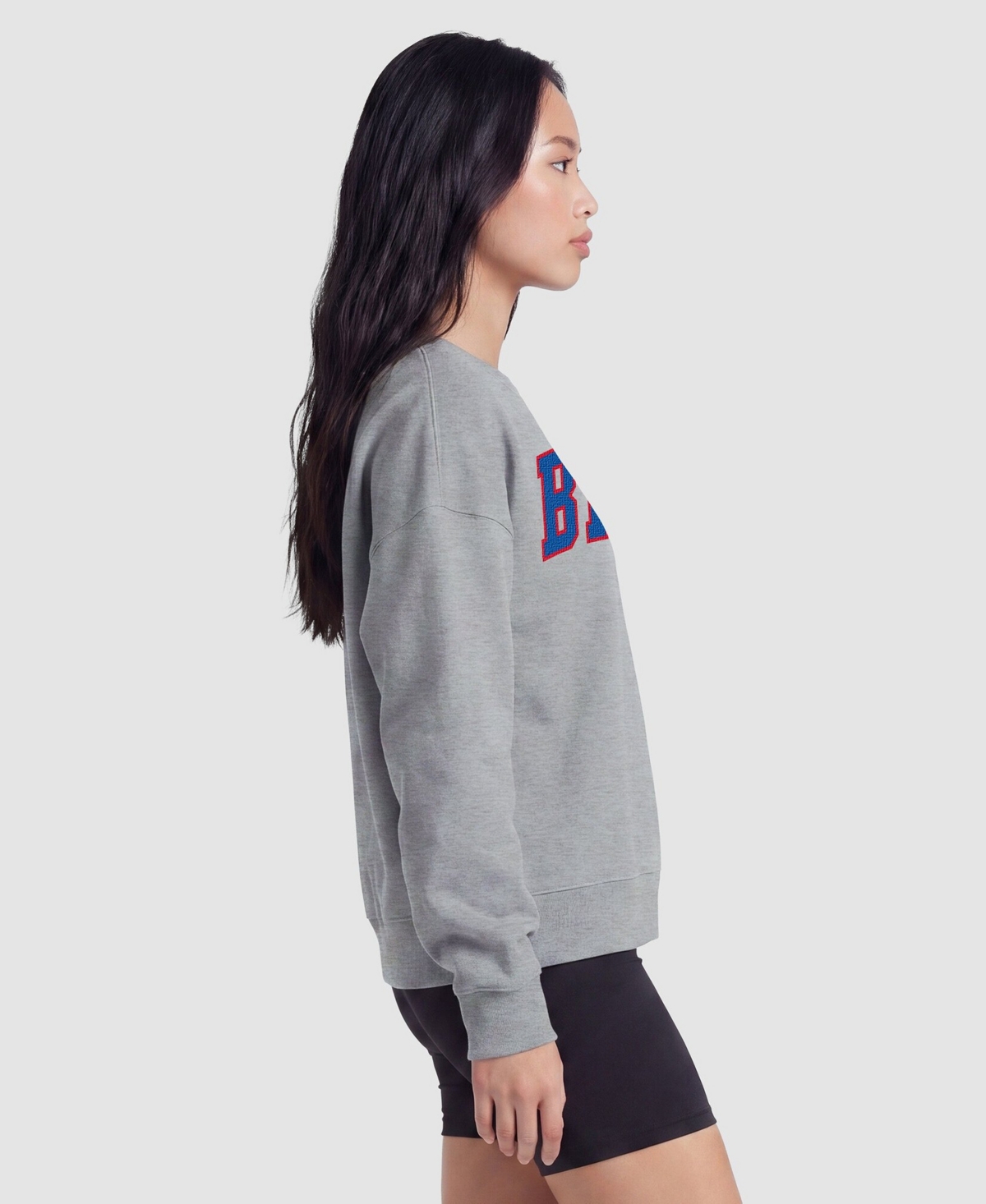 Champion Women's Buffalo Bills Fleece-Lined Crewneck Sweatshirt