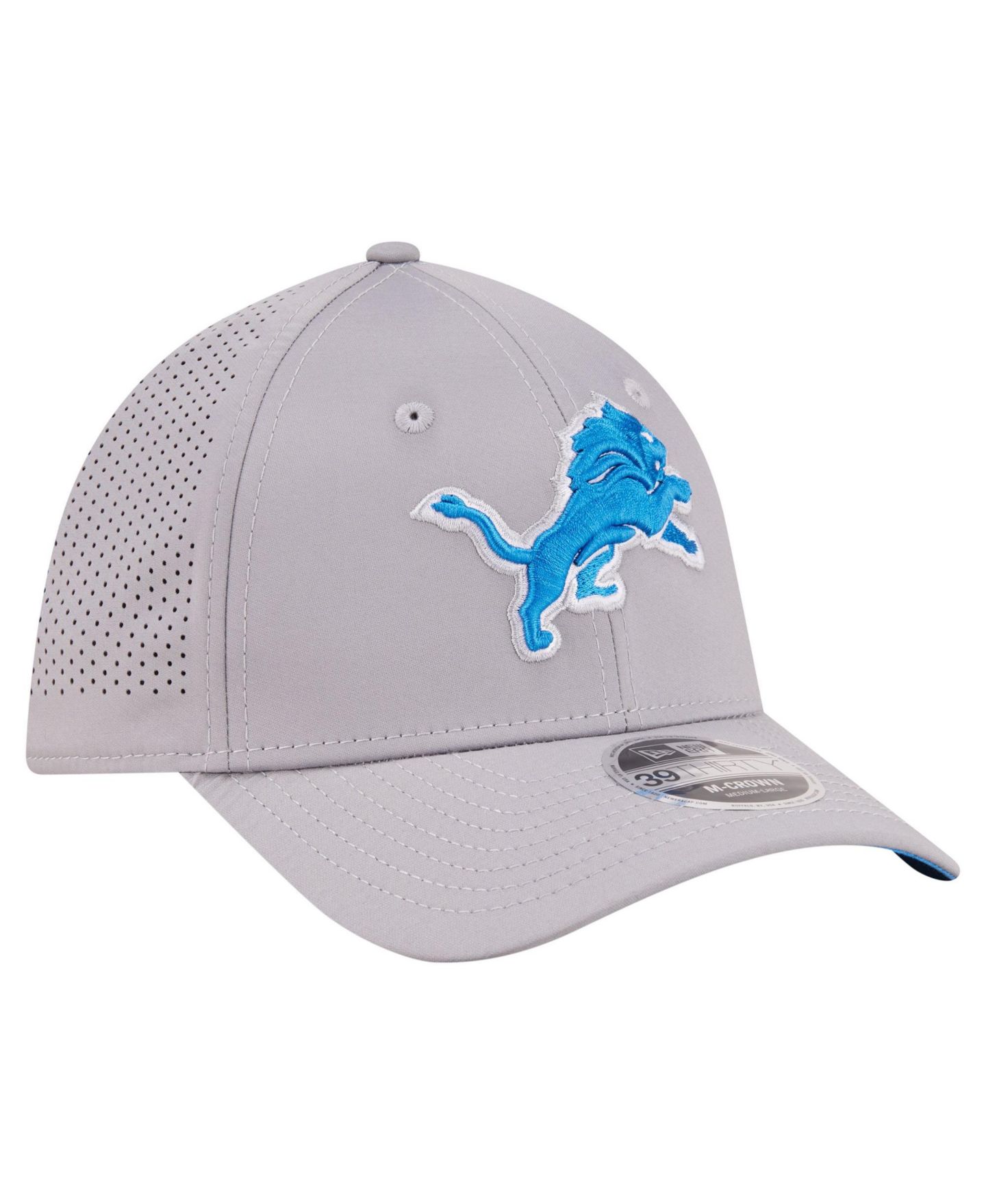 Мужская кепка New Era Detroit Lions 39THIRTY M-Crown Stretch-Fit — фото 6