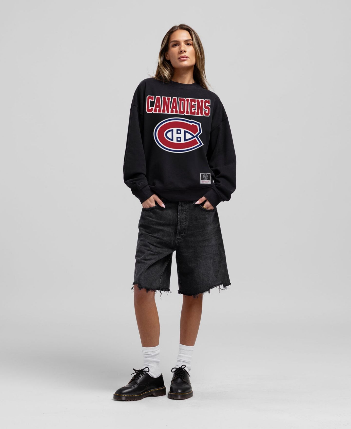Женская толстовка Mitchell & Ness Montreal Canadiens Core Oversized Dropped-Shoulder — фото 1