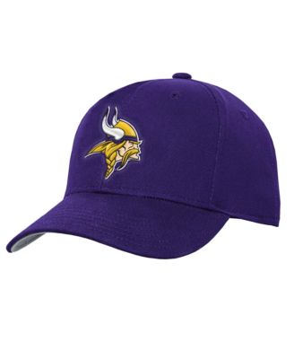 Big Boys and Girls Minnesota Vikings Curved-Bill High-Crown Snapback Cap
