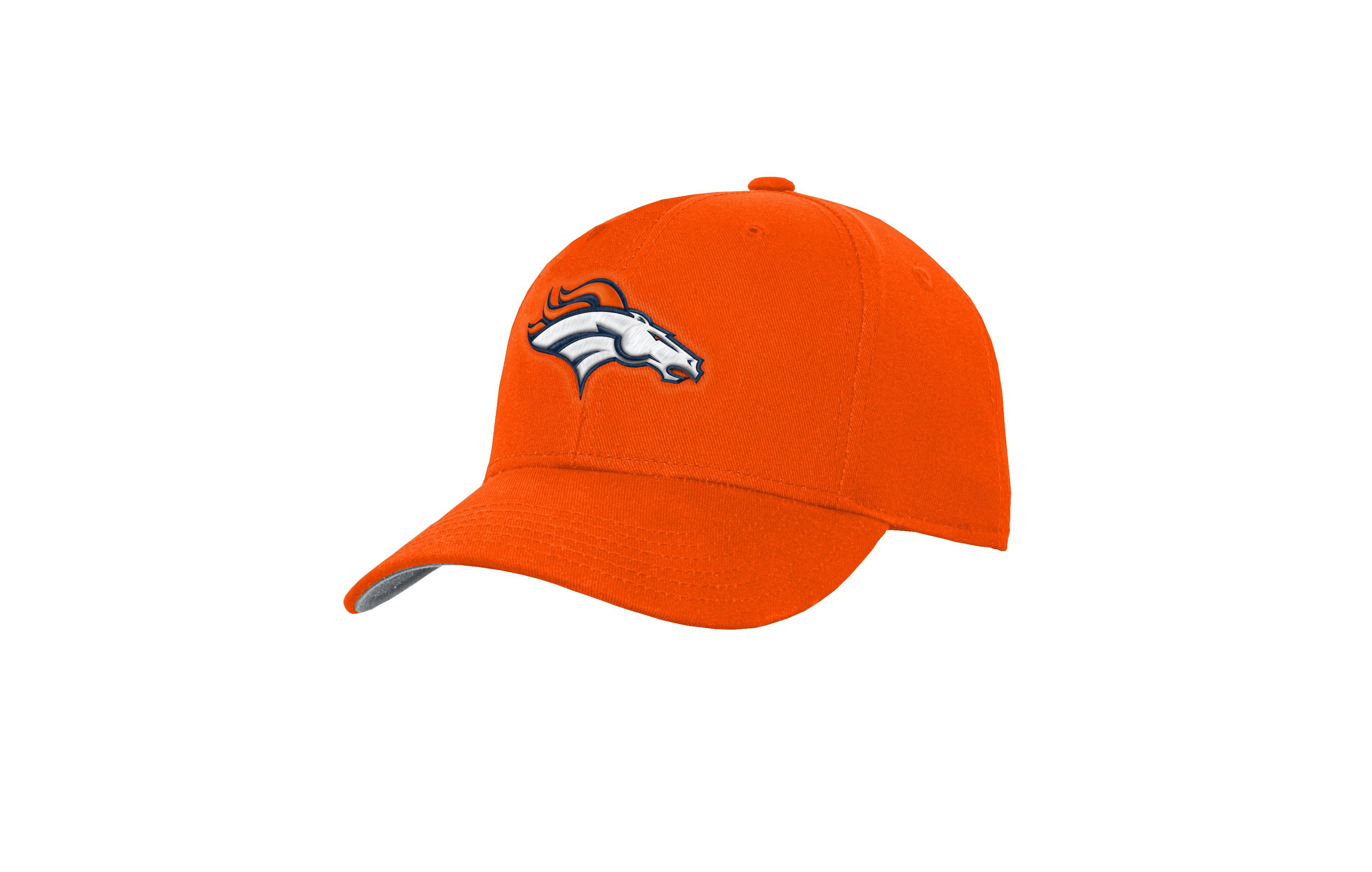Outerstuff Big Boys and Girls Denver Broncos Curved-Bill High-Crown Snapback Hat