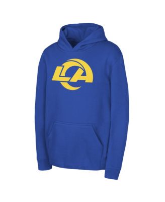 Boys' & Girls' 4-16 Los Angeles Rams Primary Logo Fleece Pullover Hoodie