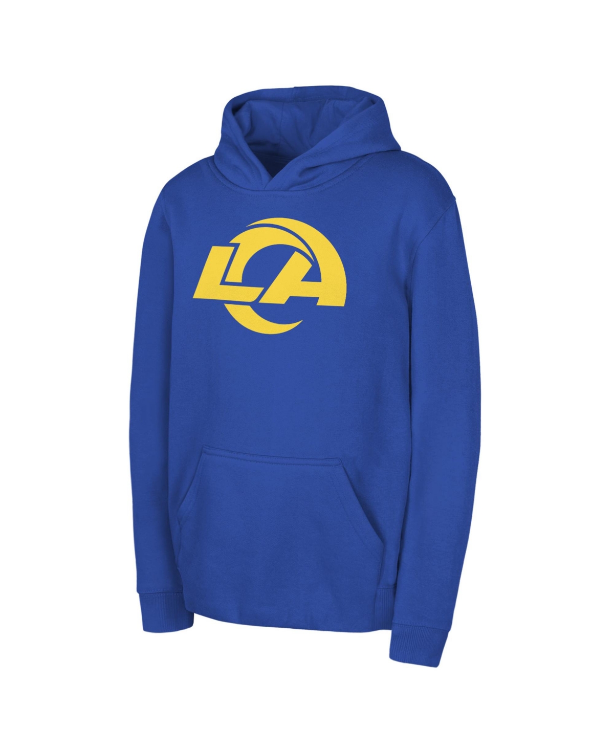 Outerstuff Kids' Boys' & Girls' 4-16 Los Angeles Rams Primary Logo Fleece Pullover Hoodie In Royal
