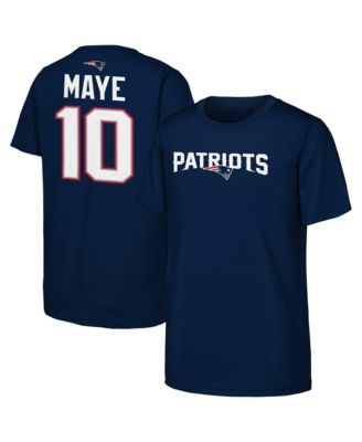 Boy's and Girl's Drake Maye New England Patriots T-Shirt