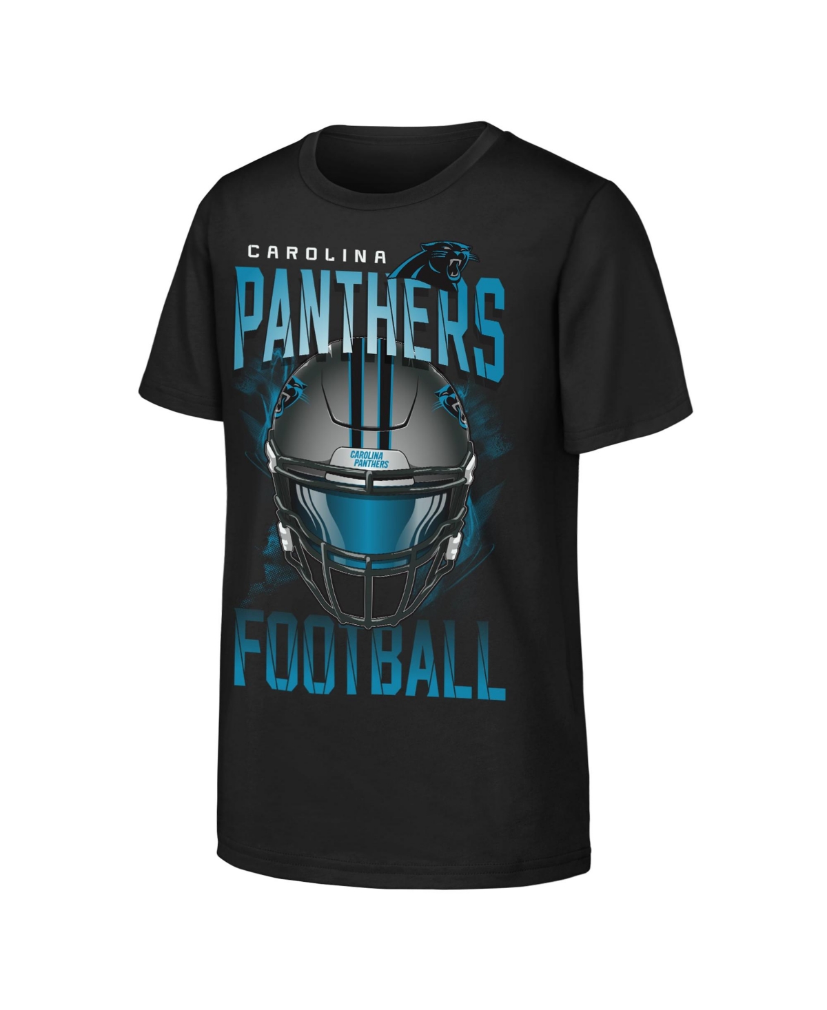 Outerstuff Big Boys and Girls Black Carolina Panthers Full Gear T-Shirt - Black