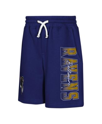 Boys' and Girls' 4-20 Baltimore Ravens Audible Fleece Drawstring Shorts