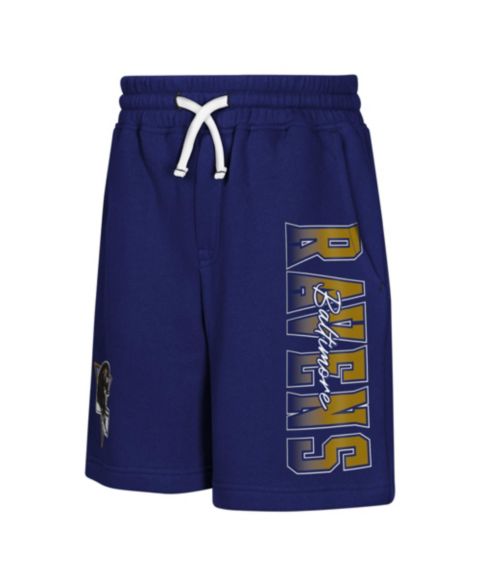 Детские шорты Outerstuff Baltimore Ravens Audible Fleece Drawstring
