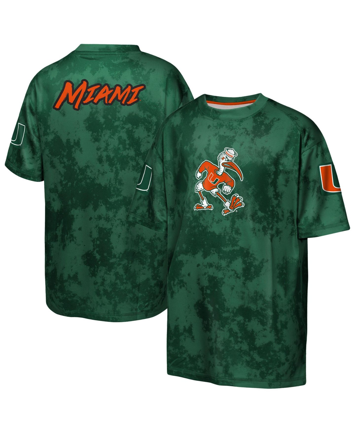Детская футболка Outerstuff Miami Hurricanes Off-Side Sublimated — фото 1