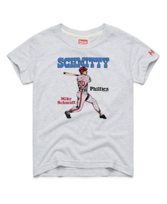 Boys and Girls 4-16 Mike Schmidt Philadelphia Phillies Cooperstown Collection Tri-Blend Screen-Print T-Shirt