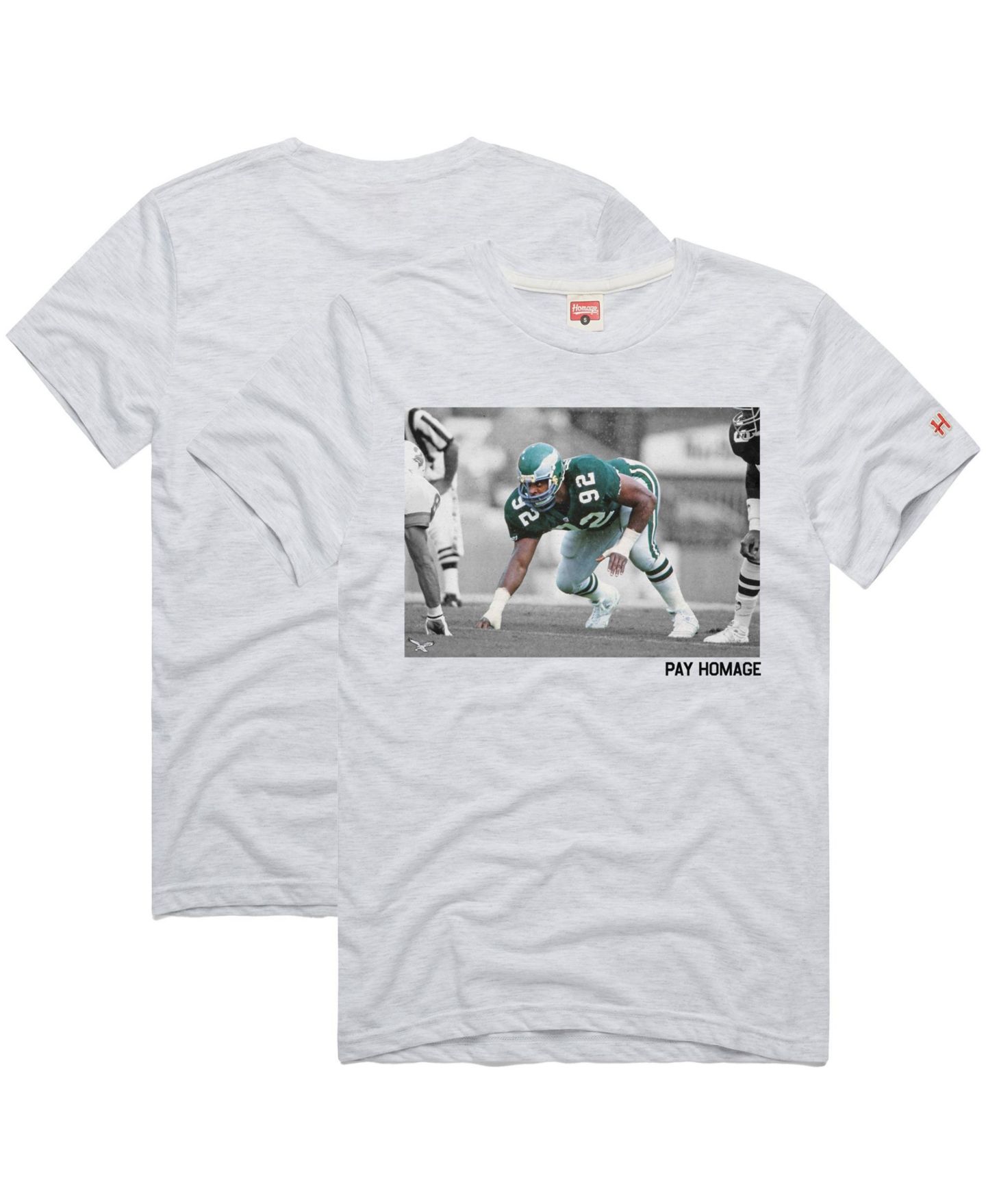 Футболка Homage Philadelphia Eagles Reggie White Pay Tri-Blend — фото 1