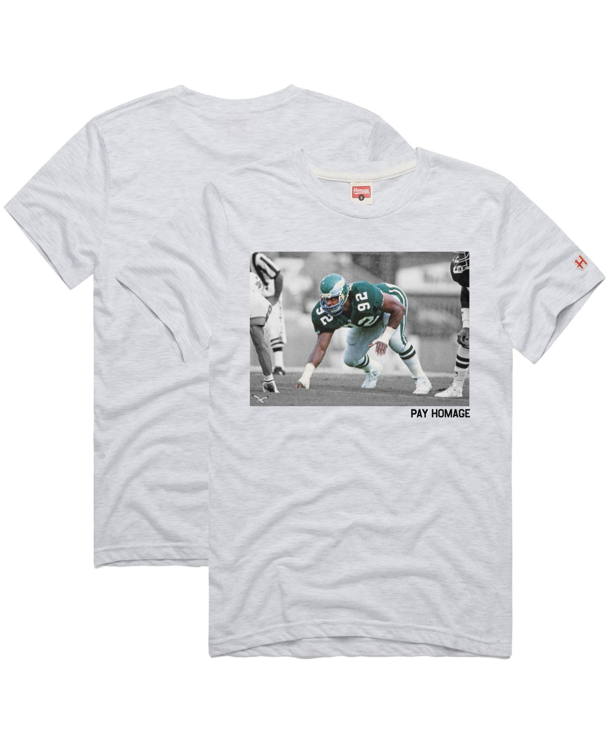 Homage Men's and Women's Philadelphia Eagles Reggie White Pay Tri-Blend T-Shirt