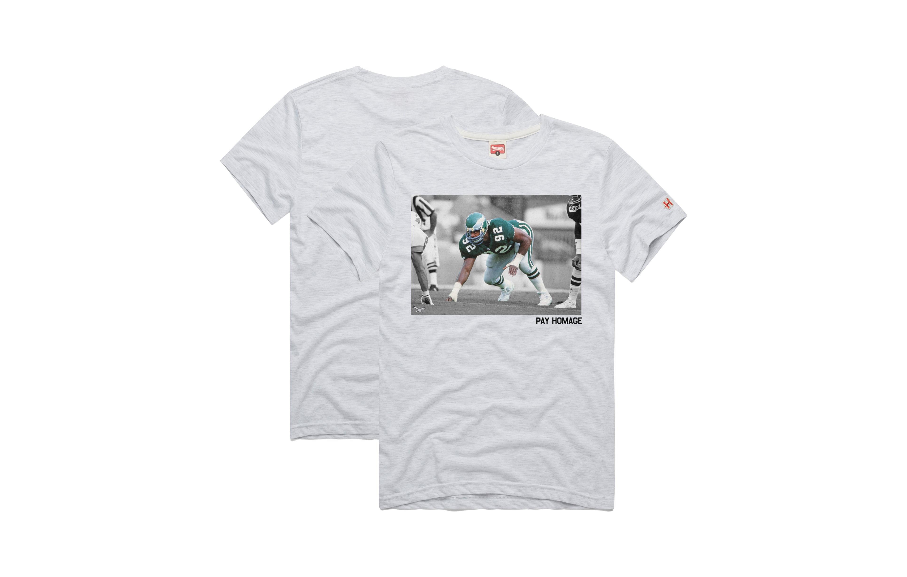 Homage Men's and Women's Philadelphia Eagles Reggie White Pay Tri-Blend T-Shirt