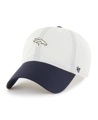 Men's Cream Denver Broncos Modernia Clean Up Adjustable Hat