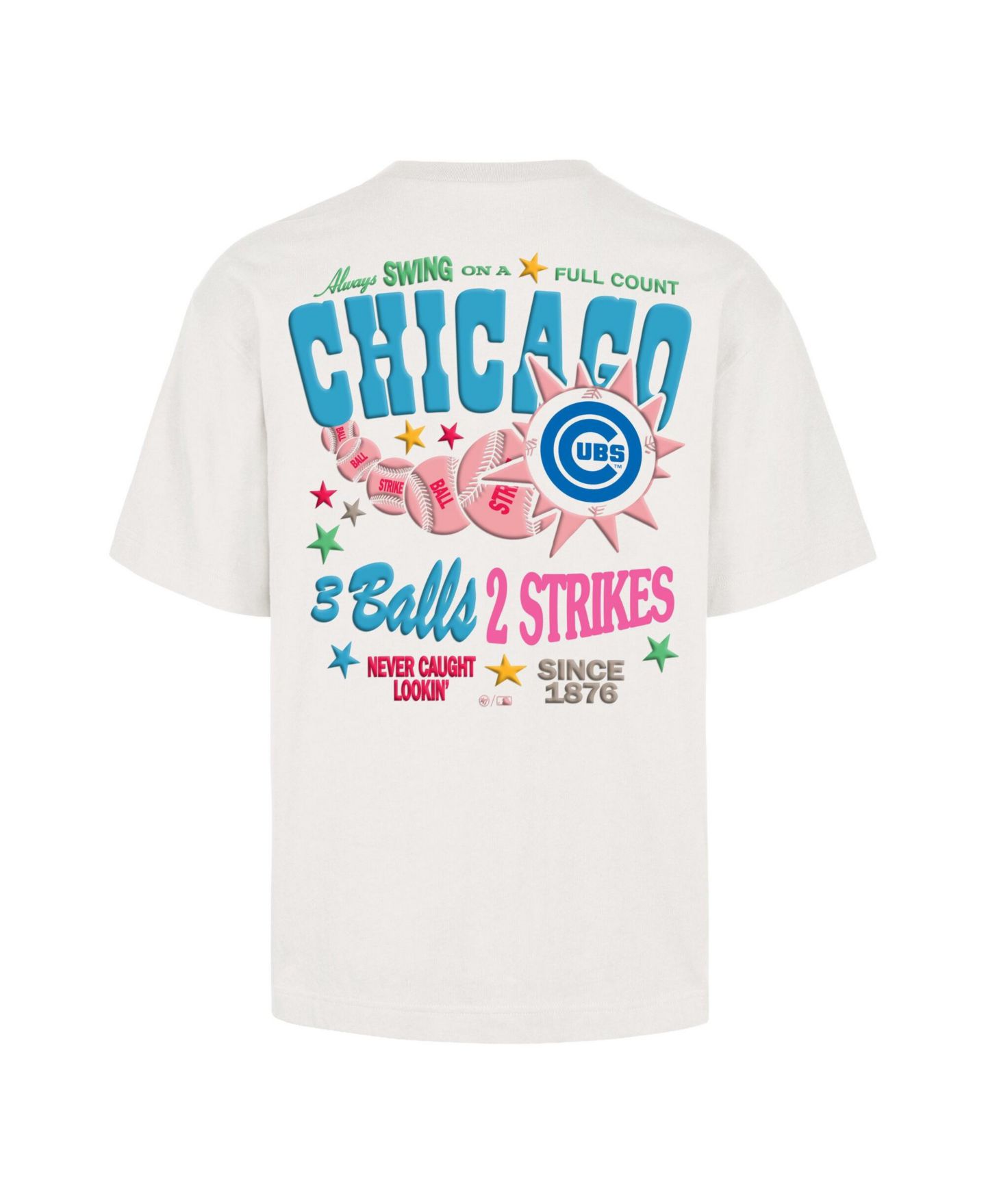Футболка '47 Brand Chicago Cubs Chuck Screen-Print Classic Fit — фото 2