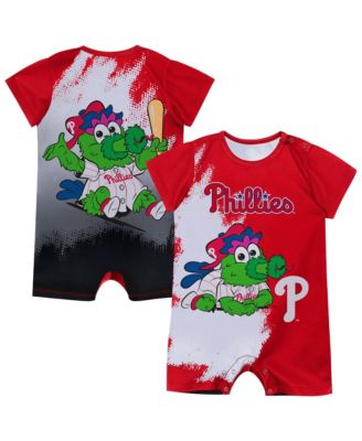 Baby Philadelphia Phillies Mascot Short-Sleeve Bodysuit
