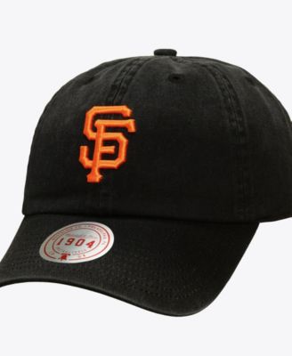 Men's and Women's Black San Francisco Giants 1904 Soft Wash Adjustable Hat