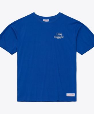 Men's Royal Seattle Seahawks Core Essentials Micro Logo T-Shirt