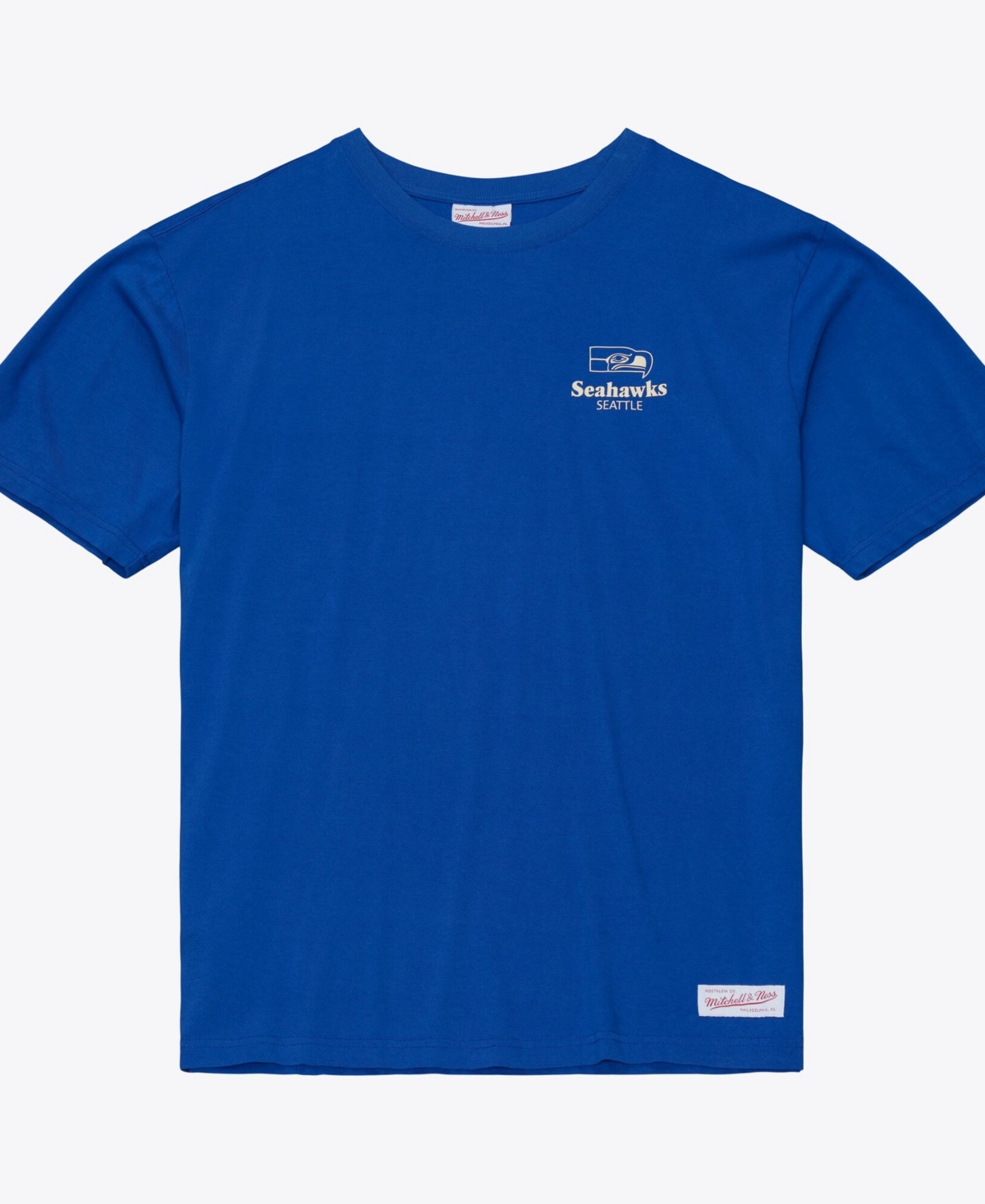 Mitchell & Ness Men's Royal Seattle Seahawks Core Essentials Micro Logo T-Shirt - Royal