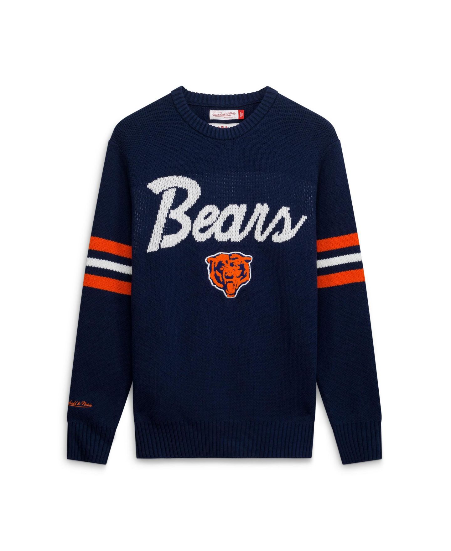 Мужской свитер Mitchell & Ness Navy Chicago Bears Head Coach — фото 1
