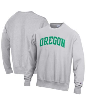 Men's Oregon Ducks Reverse Weave Fleece Crewneck Relaxed-Fit Sweatshirt