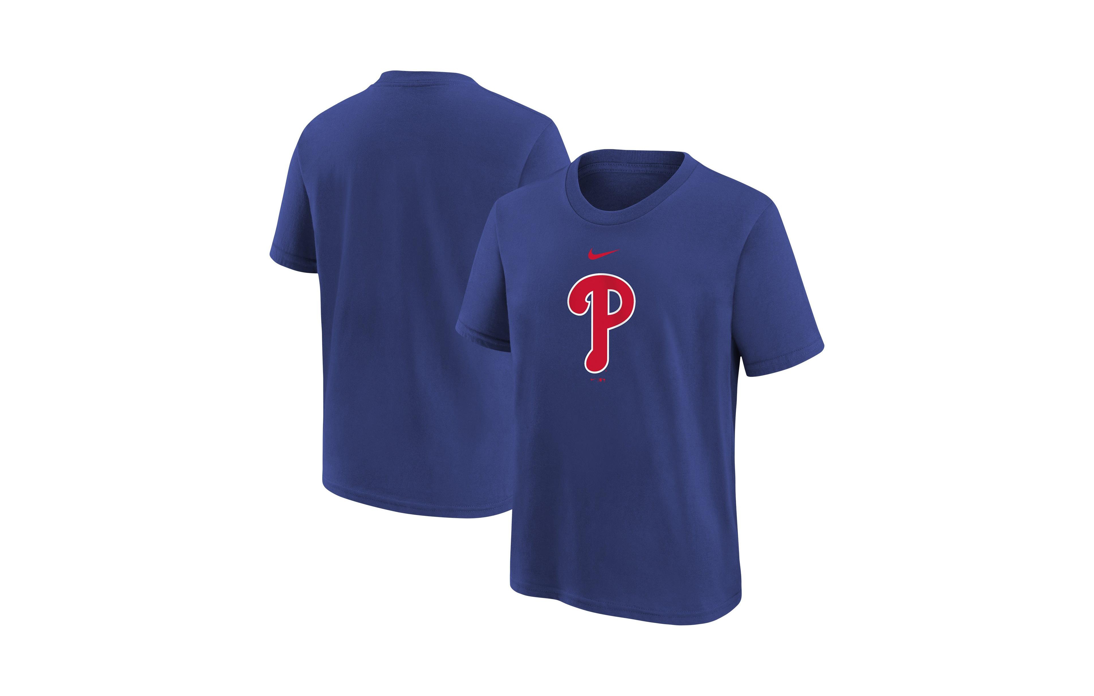 Nike Boys' and Girls' 4-20 Philadelphia Phillies Large Logo Cotton T-Shirt
