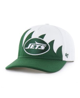 Men's White New York Jets Jagged Hitch Adjustable Hat