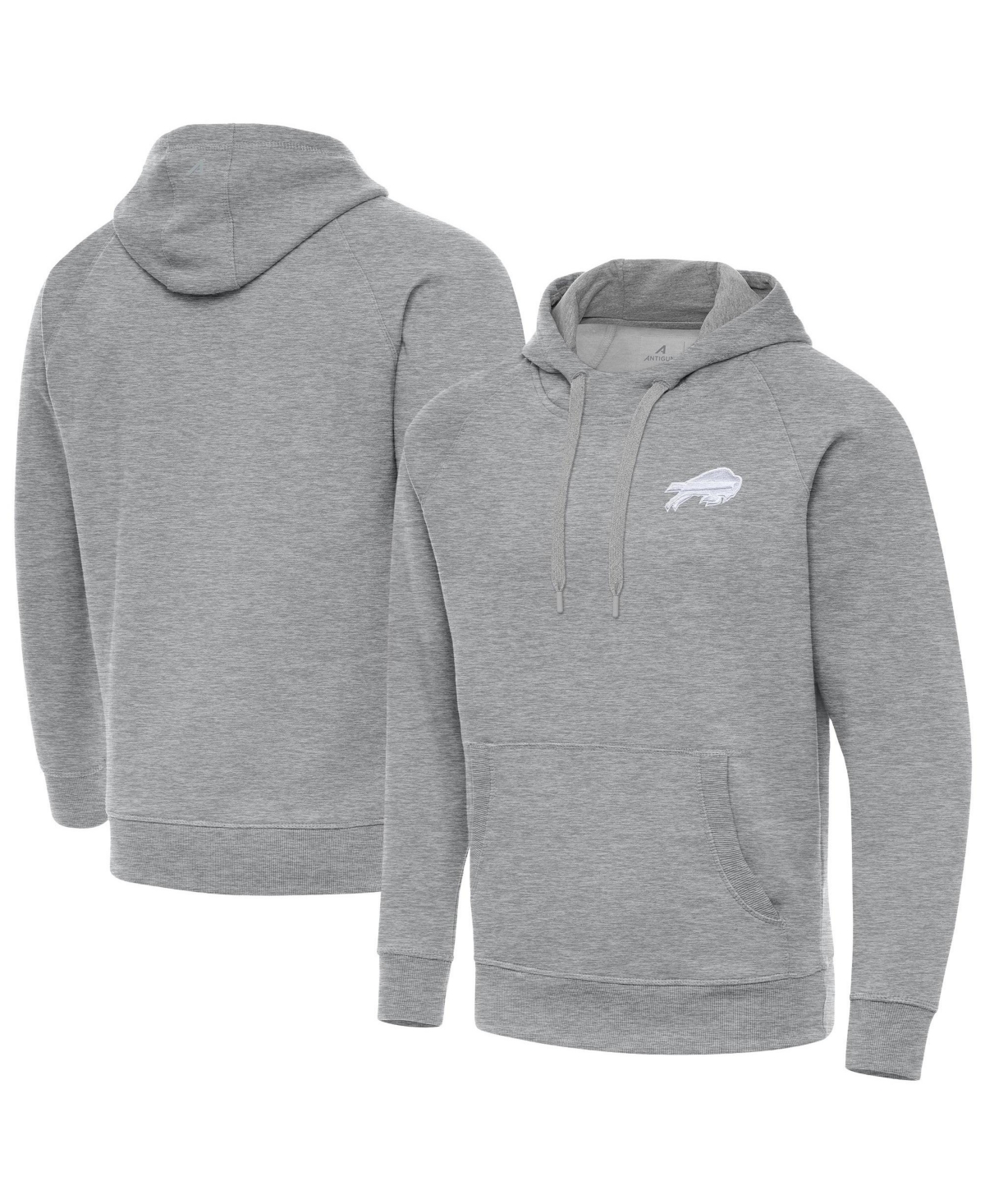 Antigua Men's Buffalo Bills Victory Brushed Fleece Raglan Pullover Hoodie
